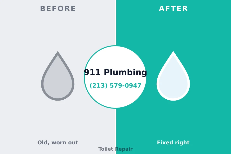 Before and after: plumbing repair Galesville, MD